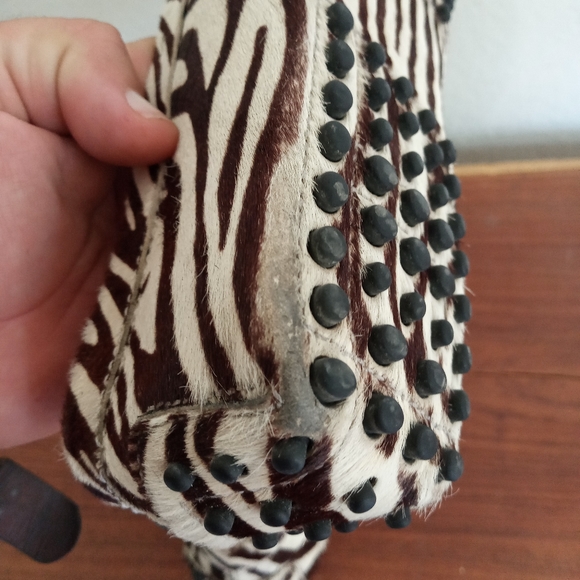 Tod's pony hair mocassins,zebra pattern - Picture 6 of 14